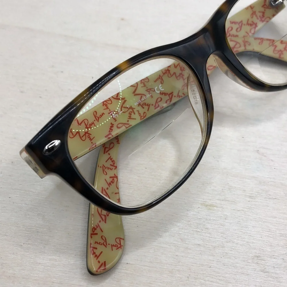 Ray Ban RB 5184 52 18 145 WAYFARER  Glasses Tortoise FRAMES ONLY Logo on Inside.